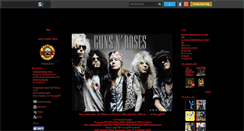 Desktop Screenshot of guns-n--roses.skyrock.com