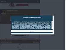 Tablet Screenshot of delphineattal-videoblog.skyrock.com