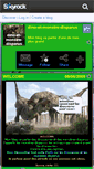 Mobile Screenshot of dino-et-monstre-disparus.skyrock.com