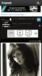 Mobile Screenshot of jlh-mymodel-4ever.skyrock.com