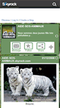 Mobile Screenshot of aide-sos-animaux.skyrock.com