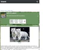 Tablet Screenshot of aide-sos-animaux.skyrock.com