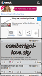 Mobile Screenshot of comberigol-love.skyrock.com