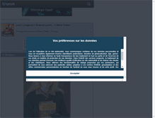 Tablet Screenshot of luna-evanna.skyrock.com