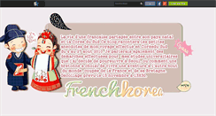 Desktop Screenshot of frenchkorea.skyrock.com