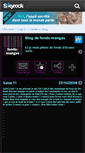 Mobile Screenshot of fonds-mangas.skyrock.com