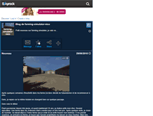 Tablet Screenshot of farming-simulator-nico.skyrock.com