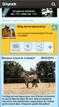 Mobile Screenshot of horsemanship.skyrock.com