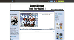 Desktop Screenshot of my-mangas-love.skyrock.com