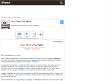 Tablet Screenshot of harry-potter-fic-gallery.skyrock.com