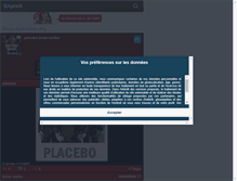 Tablet Screenshot of placebo-brian-molko.skyrock.com