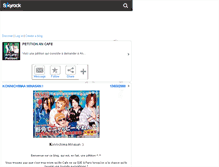 Tablet Screenshot of ancafe-petition.skyrock.com