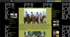 Desktop Screenshot of pony-ponyrunrun.skyrock.com