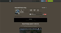 Desktop Screenshot of minecraft-france-blog.skyrock.com