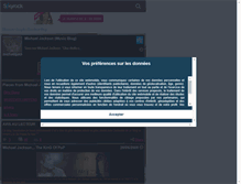 Tablet Screenshot of michaeljjackson29.skyrock.com