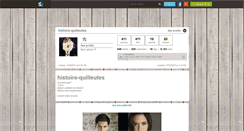 Desktop Screenshot of histoire-quilleutes.skyrock.com