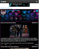 Tablet Screenshot of esprits-criminels-fics.skyrock.com
