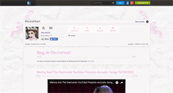 Desktop Screenshot of electraheart.skyrock.com