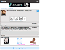 Tablet Screenshot of debbyryan.skyrock.com