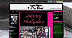 Desktop Screenshot of johnnyhallyday115.skyrock.com