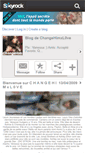 Mobile Screenshot of changehimxl0ve.skyrock.com