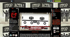 Desktop Screenshot of non-a-acta.skyrock.com