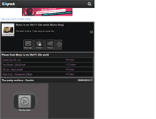 Tablet Screenshot of elle-music.skyrock.com