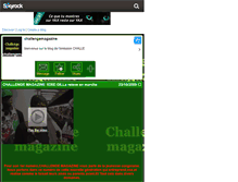 Tablet Screenshot of challengemagazine.skyrock.com