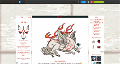 Desktop Screenshot of haku-no-okami.skyrock.com