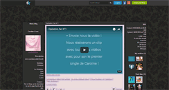Desktop Screenshot of caroline0nline.skyrock.com