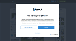 Desktop Screenshot of chaika.skyrock.com