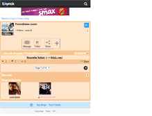 Tablet Screenshot of fictionbieber-justin.skyrock.com