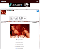 Tablet Screenshot of copine2charme.skyrock.com