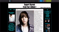 Desktop Screenshot of my-fiction-justinbieber.skyrock.com