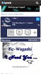 Mobile Screenshot of fic-wagashi.skyrock.com