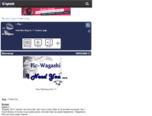 Tablet Screenshot of fic-wagashi.skyrock.com