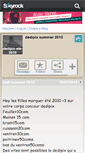 Mobile Screenshot of dedipix-ete-2010.skyrock.com