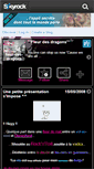 Mobile Screenshot of fleur-des-dragons.skyrock.com