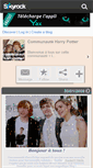 Mobile Screenshot of communaute-harrypotter.skyrock.com
