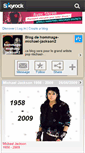 Mobile Screenshot of hommage-michael-jackson2.skyrock.com