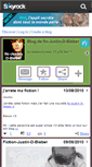 Mobile Screenshot of fic-justin-d-bieber.skyrock.com
