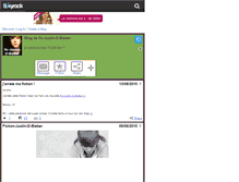Tablet Screenshot of fic-justin-d-bieber.skyrock.com
