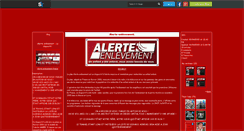 Desktop Screenshot of alerte-enlevement-france.skyrock.com