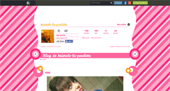 Desktop Screenshot of kristale-la-poulette.skyrock.com