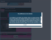 Tablet Screenshot of madonna-collector.skyrock.com