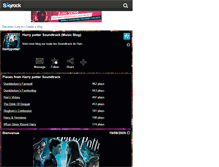 Tablet Screenshot of harrypottersoundtrack.skyrock.com