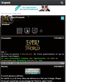 Tablet Screenshot of everworld.skyrock.com