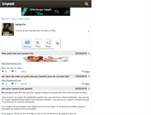 Tablet Screenshot of bellejullie.skyrock.com