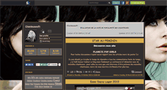 Desktop Screenshot of chanteusesfr.skyrock.com