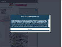 Tablet Screenshot of landofpeace.skyrock.com